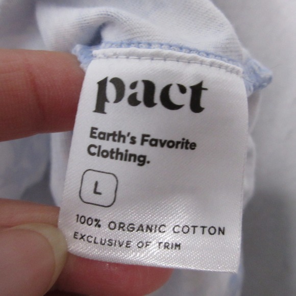 Pact Pajama Set Large Staycation Floral Organic Cotton Tank Wide Leg Pants - Picture 6 of 14